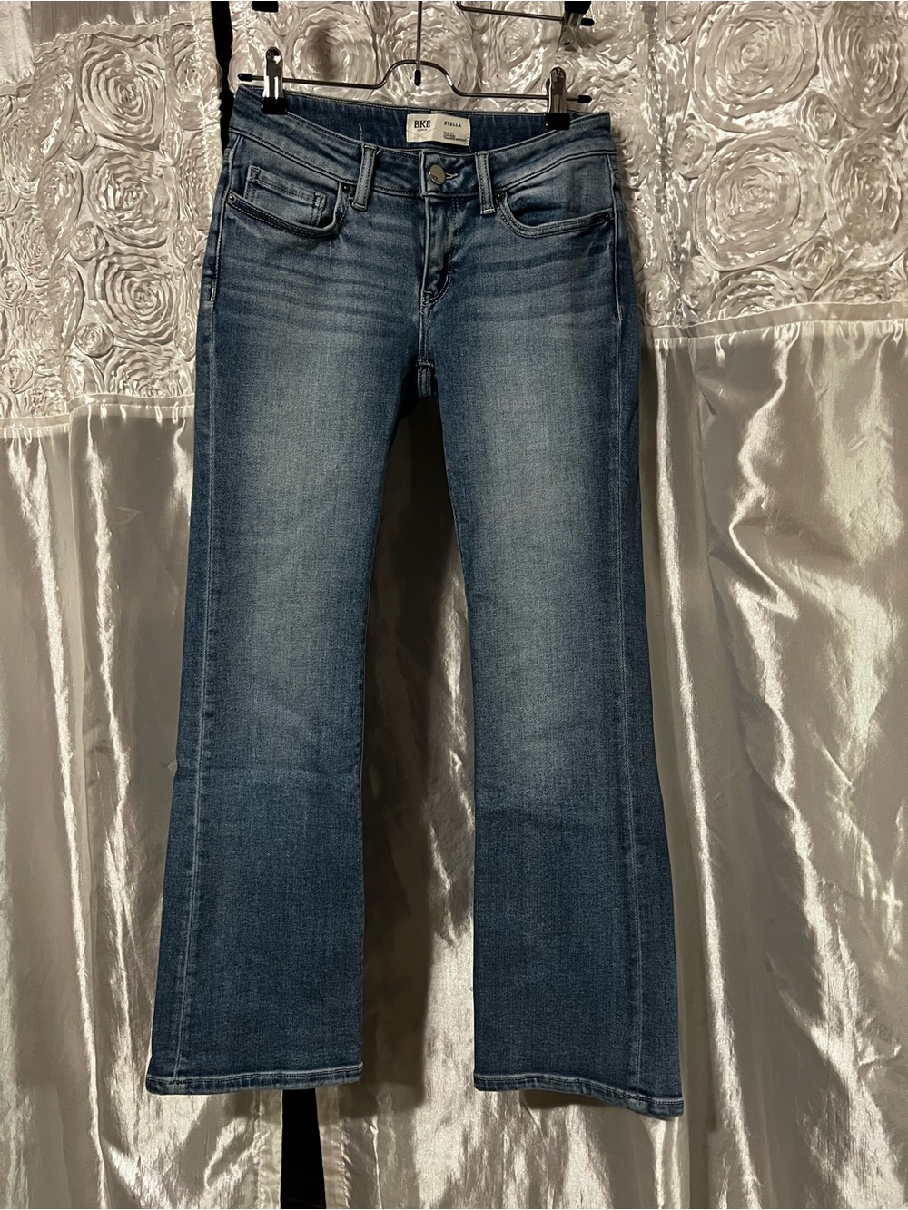 BKE Women's Medium Blue Flare Jeans